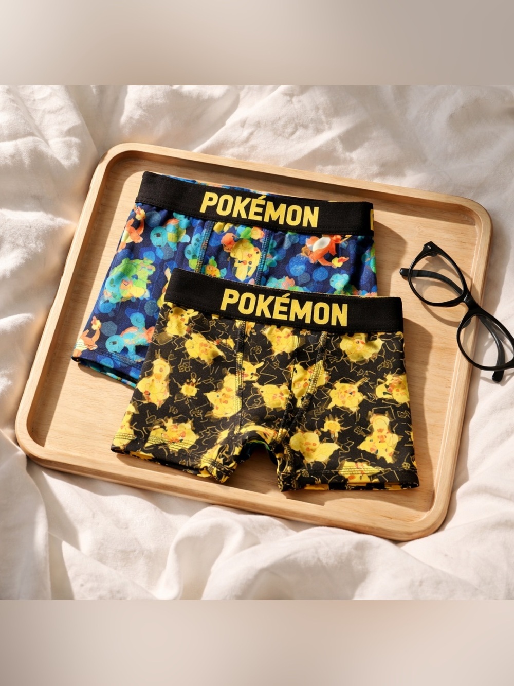 NWT Pokemon Boys Kids 2 Pair Underwear Boxer Briefs - 2 pack - Size Small/6